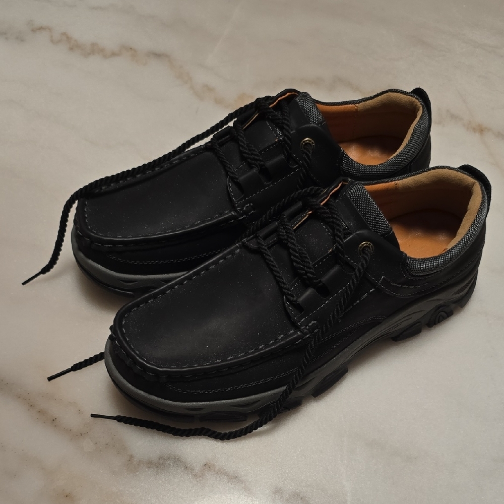 Men's Black Leather Shoes